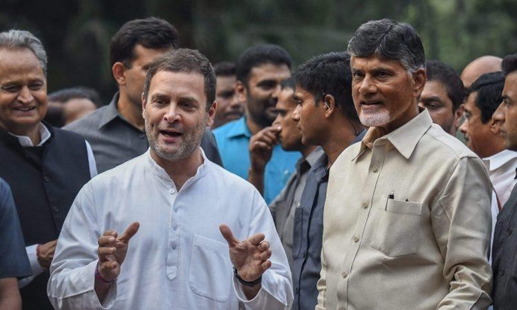 Chandrababu Naidu - Rahul Gandhi - TDP - Congress Party
