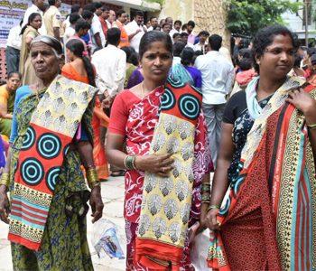 bathukamma sarees distribution before panachayat elections