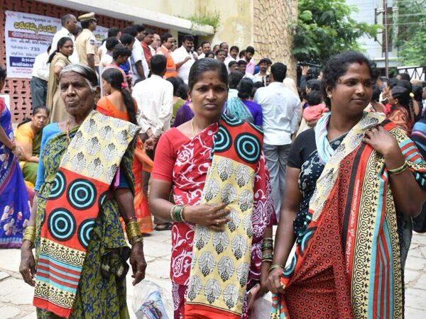 bathukamma sarees distribution before panachayat elections 