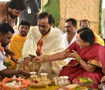 Arrangements on for KCR's Five Days Yagam