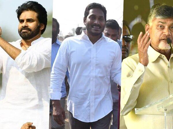Chandrababu Naidu - Pawan Kalyan -YS Jagan