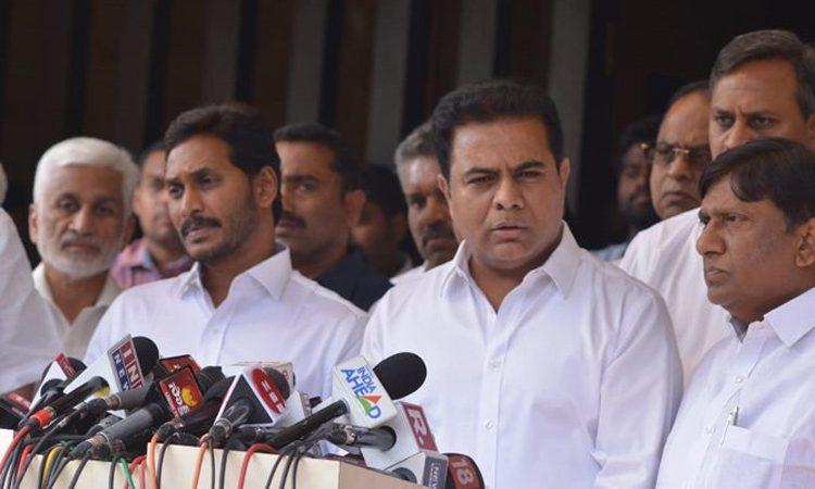 KTR-TRS-YS Jagan