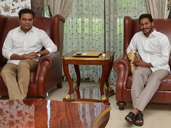KTR and YS Jagan holds Preliminary Talks over Federal Front