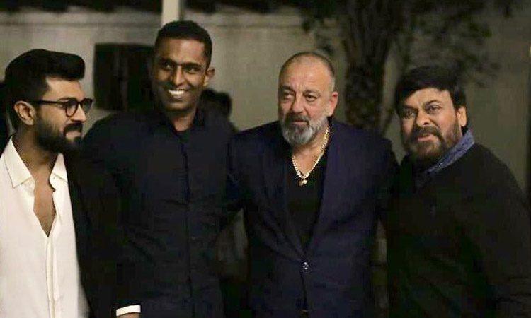 Megastar Chiranjeevi, Ram Charan Met Sanjay Dutt