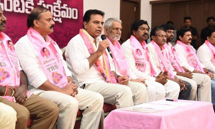TRS Heading Towards A Landslide Victory in Panchayat Elections