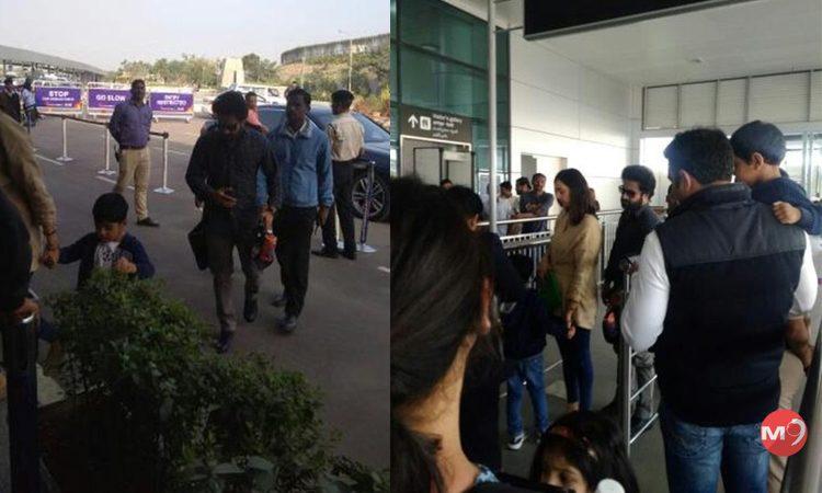 Jr NTR at Dubai Airport and reduced to 20 kgs