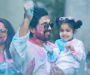 Allu Arjun Holi Celebrations