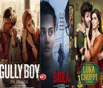 Gully Boy, Total Dhamaal, Lukka Chuppi and Badla