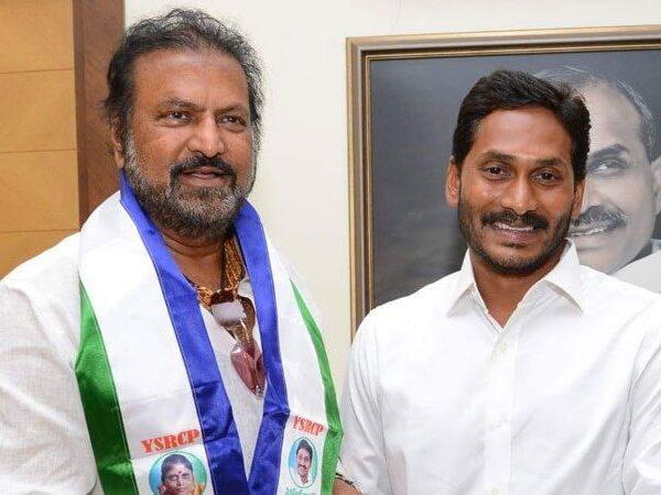 Mohan Babu can not contest on YSR Congress Party given that the nominations time is over. He will campaign for the party in Chittoor district. Jagan Mohan Reddy reportedly promised him to nominate for Rajya Sabha after the elections for his services to the party at this crucial times.