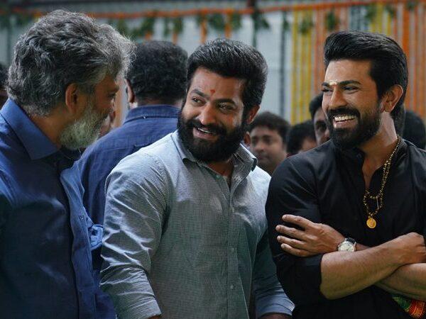 Rajamouli Jr NTR Ram Charan RRR Movie Press Meet