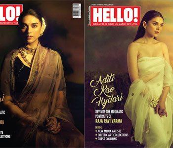 Telugu Girl Aditi Rao Hydari Fresh from Bath Ravi Varma Painting