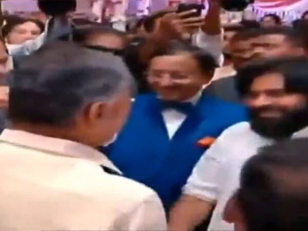 Pawan Kalyan met Chandrababu Naidu at Ramoji Rao Grand Daughter Wedding-