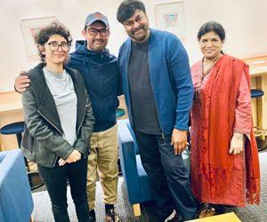 Chiranjeevi And Aamir Khan At The Kyoto Airport