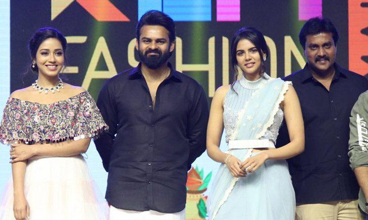 Chitralahari-Pre-Release-Event-Stills---Sai-Dharam-Tej,-Kalyani-Priyadarshan,-Nivetha-Pethuraj,-Sunil