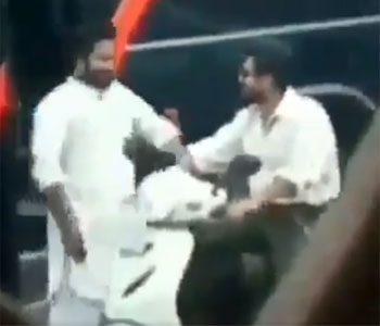 First Video Leaks from NTR-Charan Sets