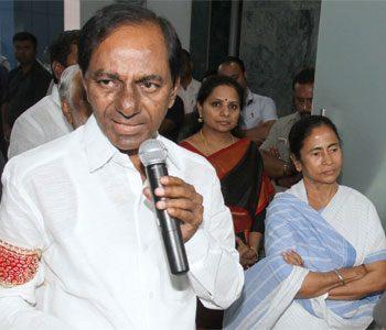 KCR - Mamata Benerjee - Chandrababu -Naidu