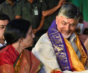 Nara Chandrababu Naidu at the SeetaRama Kalyanam event in Vontimitta