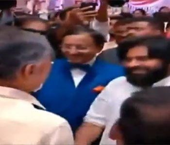 Pawan Kalyan met Chandrababu Naidu at Ramoji Rao Grand Daughter Wedding-