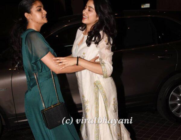 Pic Talk Keerthy Suresh Bonding with Janhvi Kapoor Girl
