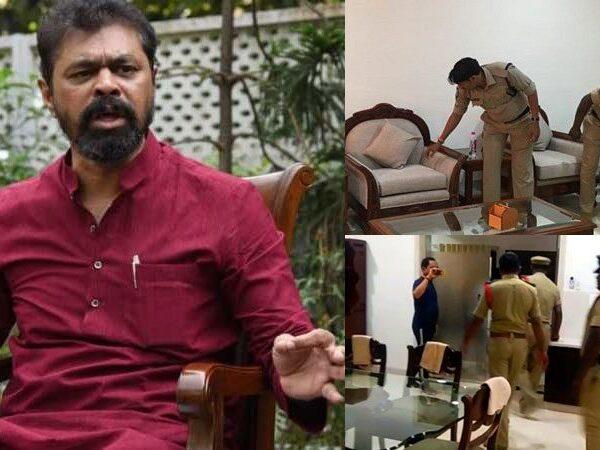 Police Raids on -CM Ramesh house