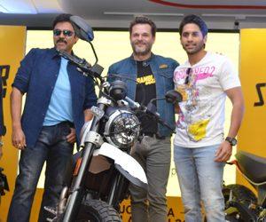Venkatesh & Naga Chaitanya Launches Ducati Scrambler Bike