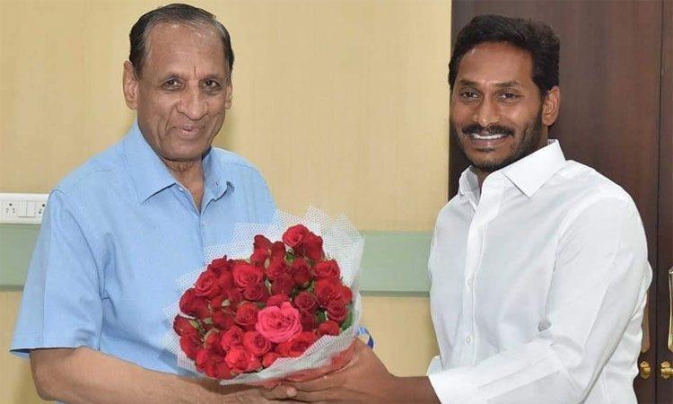 YS Jagan - Governor ESL Narasimhan