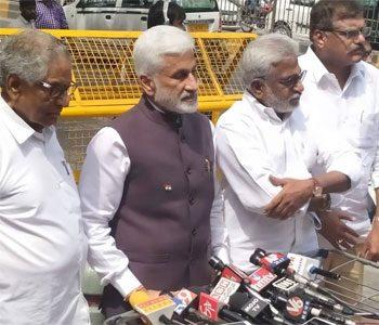 YSRCP Vijaya Sai Reddy special request for central security on elections results