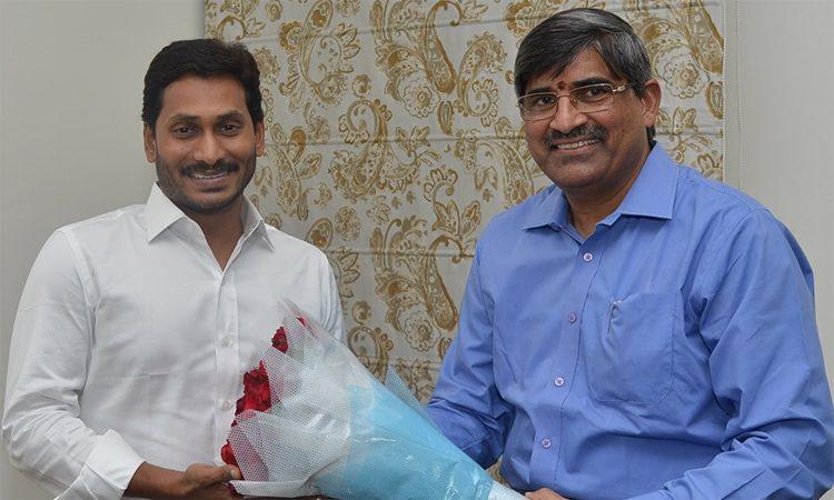 CS LV Subramanyam - YS jagan