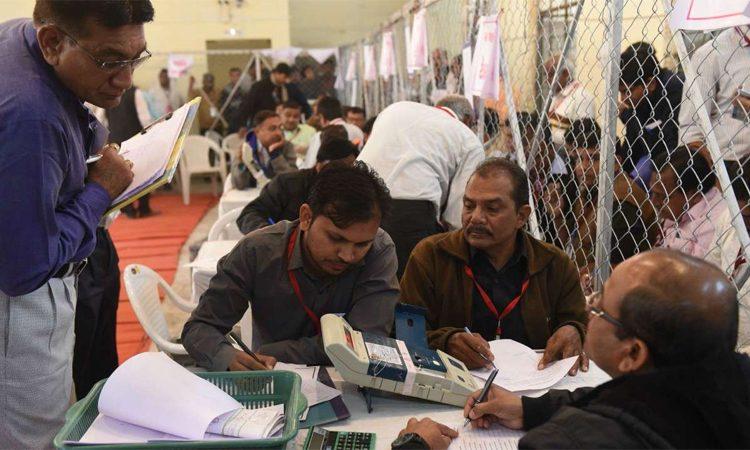 EVM ready for counting