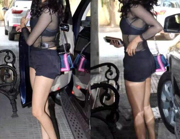 Janhvi Kapoor Breathtaking Gym Outfit 