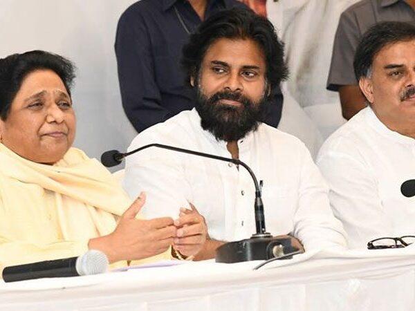 Pawan Kalyan Hurt with Mayawati?