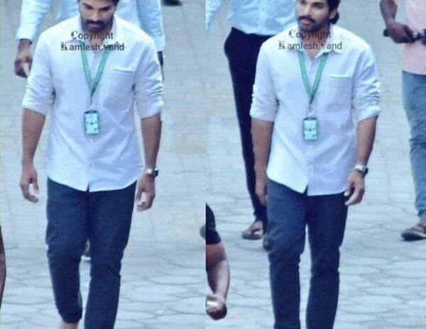 Recent Click of Allu Arjun On-Set