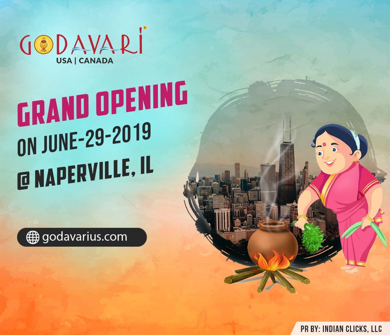  “Godavari is Flowing to Naperville, IL this Weekend !!”