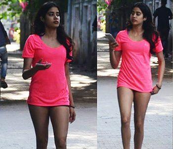 Jhanvi-Kapoor-Hot-Look-During--Her-Gym-hot