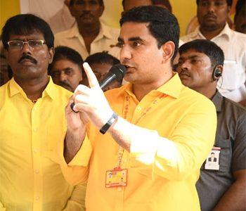 Nara Lokesh satire on YS jagan and Vijaya Sai Reddy