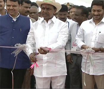 kcr inaugurated kaleshwaram project