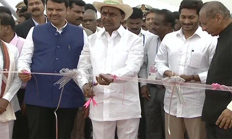 kcr inaugurated kaleshwaram project
