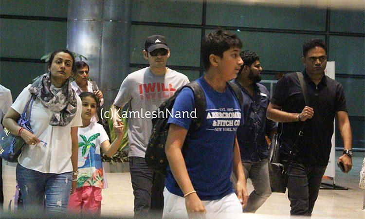 Catch Mahesh Babu's Family Back from Vacation & Shooting