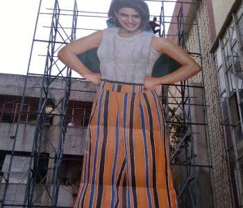 Cutout for Telugu Lady Superstar Samantha Akkineni