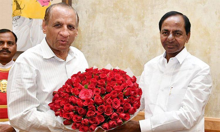 KCR---Governor-ESL-Narasimhan-