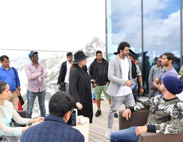 Prabhas Saaho Austria Working Photos