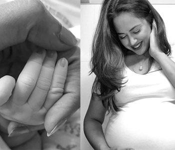 Sameera Reddy - Blessed with Baby Girl