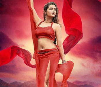 Payai-Rajput-hot--Red-Dress