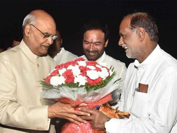 Telangana BJP President Dr K Laxman meets President of India ram nath kovind