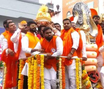 Balapur Ganesh Laddu Betters The Record Once Again