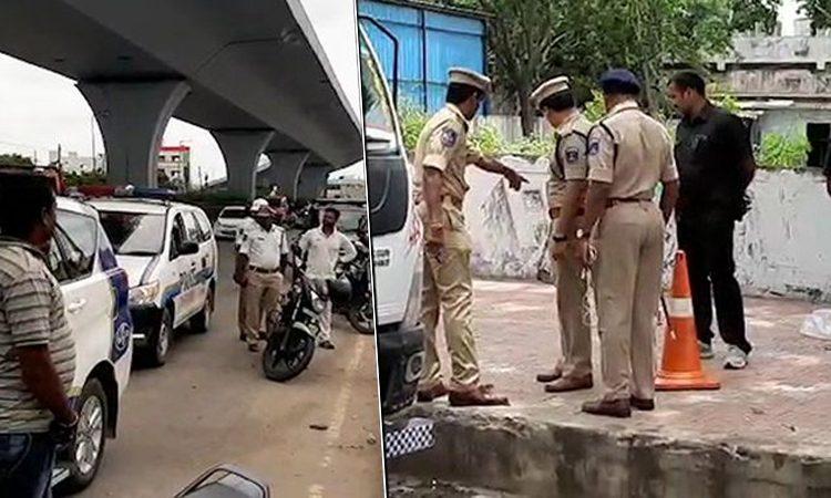 Blast at Rajender Nagar Hyderabad 