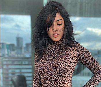 Pic Talk: Eesha Rebba's Body Hugging Cheetah Shirt