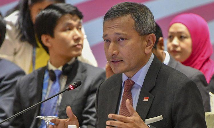 Singapore Finance Minister Vivian Balakrishnan responds on amaravati