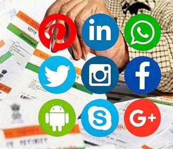 Social Media Accounts To Be Linked with Aadhar Id?