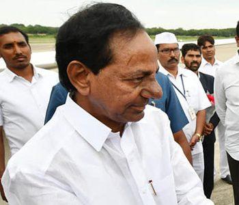 sarpanch dharna against kcr in Huzur Nagar constituency